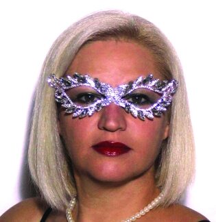 ΜΑΣΚΑ ΜΕΤΑΛΛΙΚΗ ΜΕ ΠΕΤΡΑΔΙΑ ΛΟΥΞ