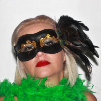 ΜΑΣΚΑ ΜΕ ΦΤΕΡΑ ΜΑΥΡΗ