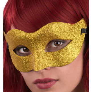 ΜΑΣΚΑ ΠΡΟΣΩΠΟΥ GLITTER ΧΡΥΣΗ