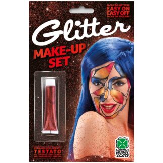ΣΩΛΗΝΑΡΙΟ GLITTER ΚΟΚΚΙΝΟ