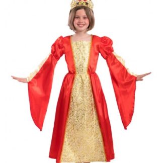 ΣΤΟΛΗ ΚΟΚΚΙΝΗΣ ΠΡΙΓΚΙΠΙΣΣΑΣ ΠΑΙΔΙΚΗ 6-7 ΧΡΟΝΩΝ 126εκ 43cm X 60cm X 2cm