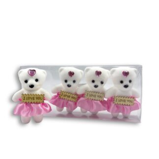 ΚΟΥΚΛΑΚΙΑ ΑΡΚΟΥΔΑΚΙ ΜΕ ΚΑΡΔΟΥΛΑ 4 τεμ