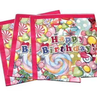 ΧΑΡΤΟΠΕΤΣΕΤΕΣ HAPPY BIRTHDAY 10 ΤΕΜ