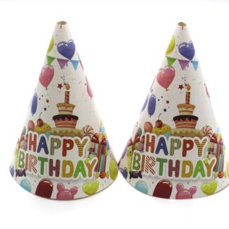 ΚΑΠΕΛΑΚΙΑ HAPPY BIRTHDAY 6 ΤΕΜ